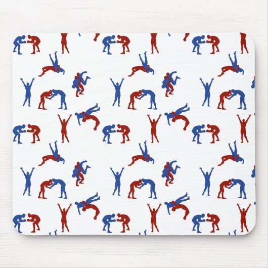 Freestyle Greco Roman Wrestling Pattern Muismat (Voorkant)