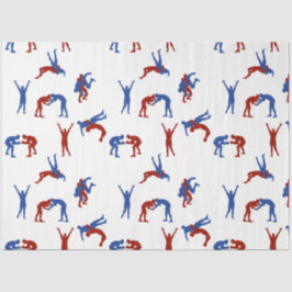 Freestyle Greco Roman Wrestling Pattern Tissuepapier