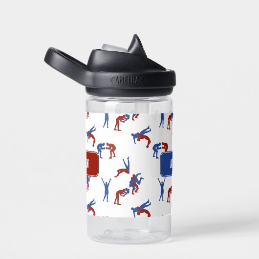 Freestyle Greco Roman Wrestling Pattern Waterfles (Rechts)