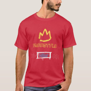 Freestyle Koning Hip Hopper Dj Rapper grappig T-shirt