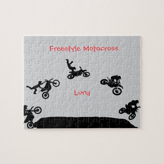 Freestyle Motocross Legpuzzel (Horizontaal)