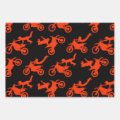 Freestyle Motocross Seat-Grab Motorcycle Lovers Inpakpapier Vel (Voorkant 2)