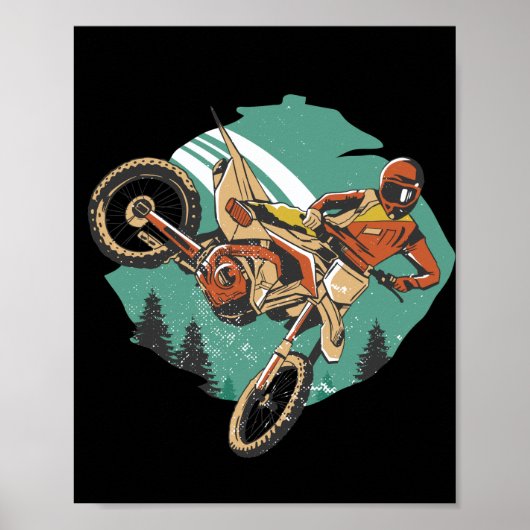 Freestyle Motorcycle Stunts FMX Poster (Voorkant)