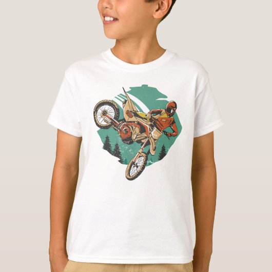 Freestyle Motorcycle Stunts FMX T-shirt (Voorkant)