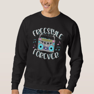 Freestyle Music Boombox Retro Dance Music Trui