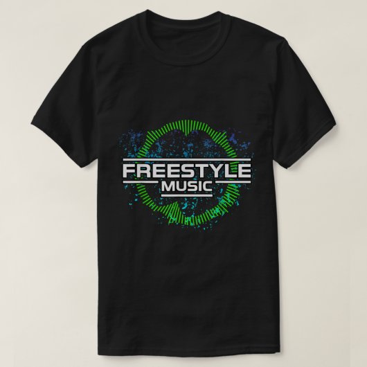 Freestyle Music Dance Electro T-shirt (Design voorkant)