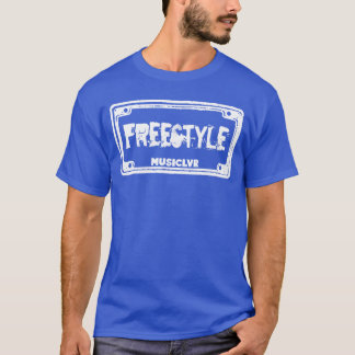 Freestyle muziekliefhebber vintage geïnspireerde d t-shirt