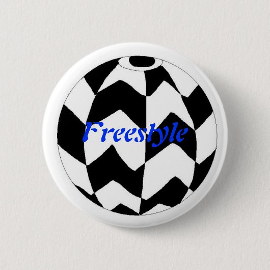 Freestyle Ronde Button 5,7 Cm (Voorkant)