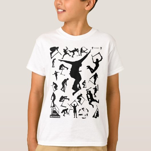 Freestyle scooter ALL STARS T-shirt (Voorkant)