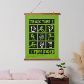 Freestyle scooter hangend wandkleed (Slaapkamer)