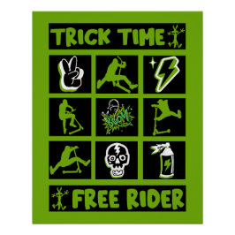 Freestyle scooter perfect poster