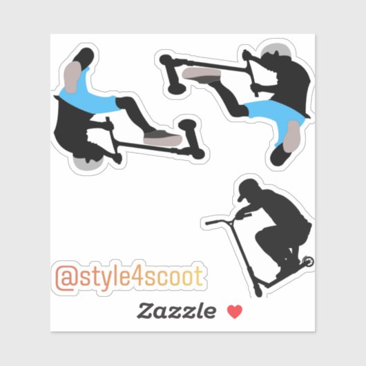 Freestyle scooter sticker pack 1 (Vel)