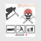 Freestyle scooter sticker pack 3 (Vel)
