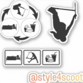 Freestyle scooter sticker pack 4 (Voorkant)