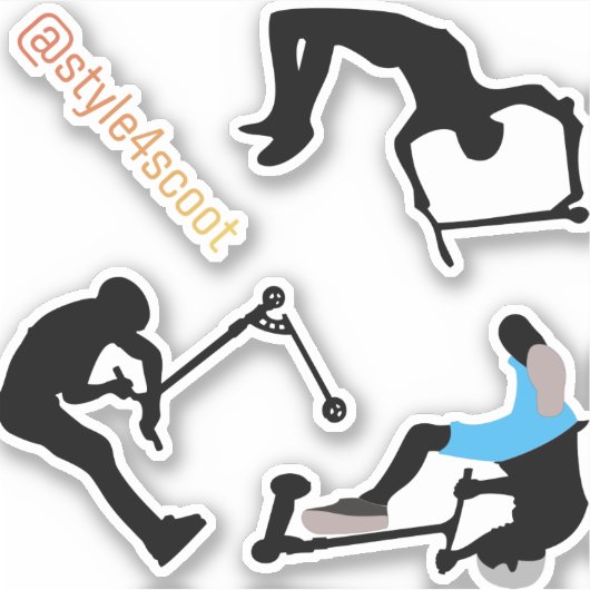 Freestyle scooter sticker pack 5 (Voorkant)