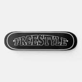 Freestyle Skateboard, Freestyle Skateboard Deck (Horizontaal)