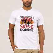 Freestyle Skateboarding T-shirt (Voorkant)