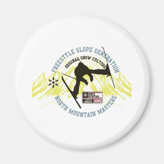 Freestyle Ski Magneet