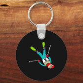 Freestyle skiën  sleutelhanger (Voorkant)