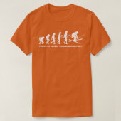 Freestyle Skier Evolution of Freestyle Skiing T-shirt (Design voorkant)