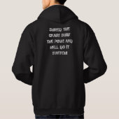 FREESTYLE SKIER! HOODIE (Achterkant)