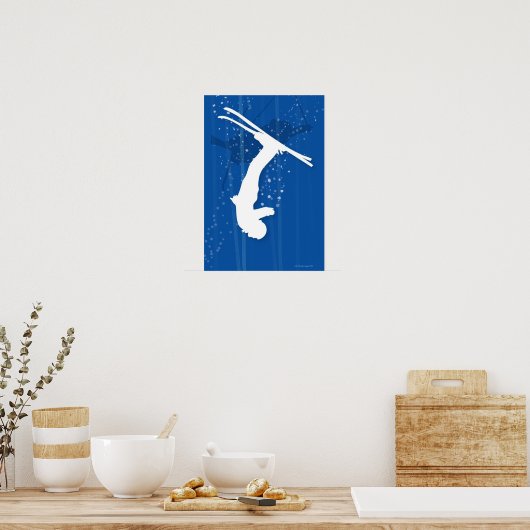 Freestyle Skier Poster (Keuken)