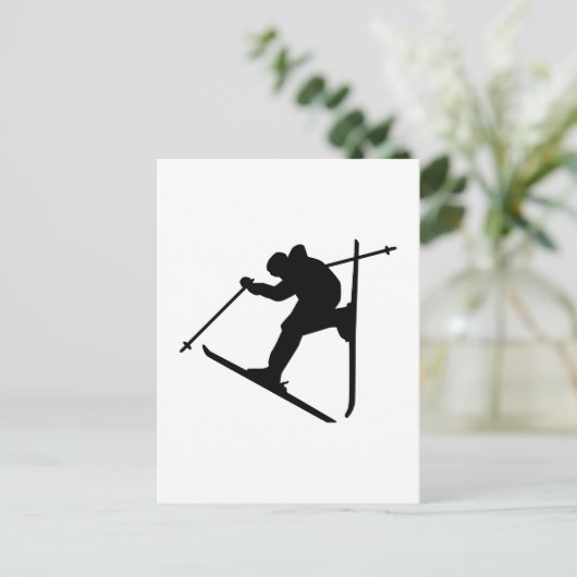 Freestyle-skiessprong Briefkaart (Staand voorkant)