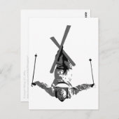 Freestyle Skiing Briefkaart (Voorkant / Achterkant)