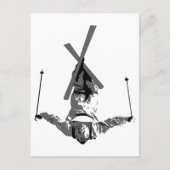 Freestyle Skiing Briefkaart (Voorkant)