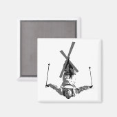 Freestyle Skiing Magneet (Voorkant / Achterkant)