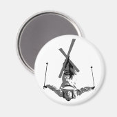 Freestyle Skiing Magneet (Voorkant / Achterkant)
