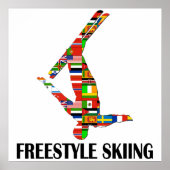 Freestyle Skiing Poster (Voorkant)