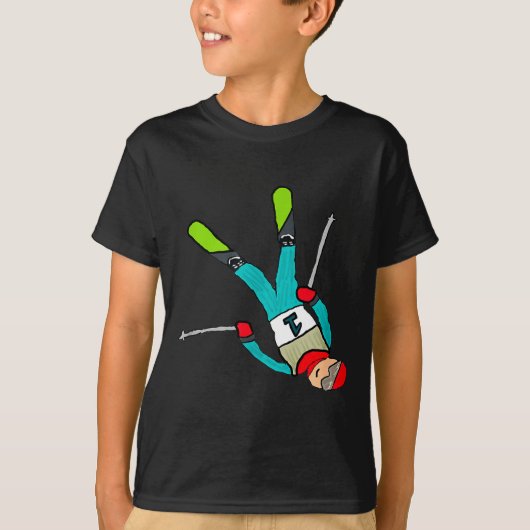 Freestyle skiing  t-shirt (Voorkant)