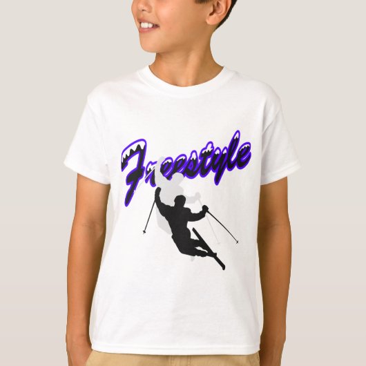 Freestyle Skiing T-shirt (Voorkant)