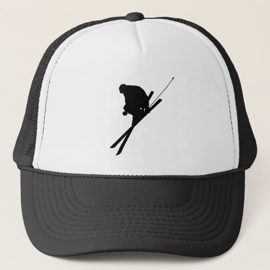 Freestyle skiing trucker pet (Voorkant)