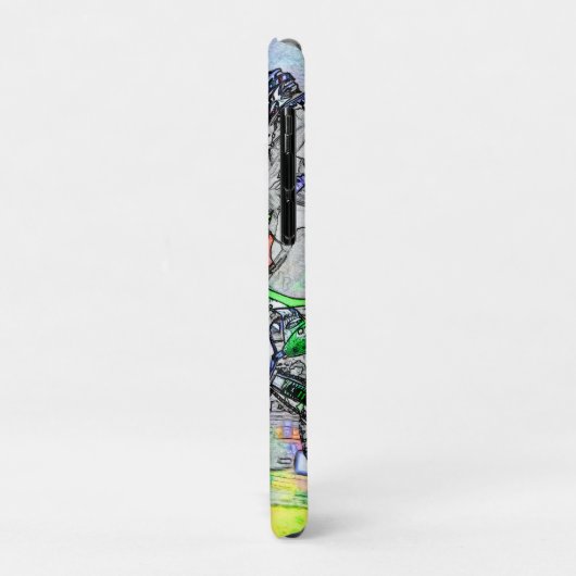 Freestyle Stuntman - Motocross Rider Case-Mate iPhone Case (Achterkant/links)