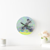 Freestyle Stuntman-Motocross Rider Ronde Klok (Huis)