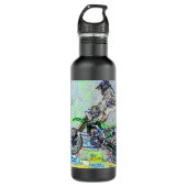 Freestyle Stuntman - Motocross Rider Waterfles (Voorkant)