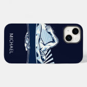 Freestyle Swimmer Persoonlijke sport Case-Mate iPhone Case (Achterkant (horizontaal))
