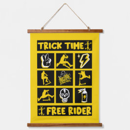 Freestyle Trick Scooter Hangend Wandkleed