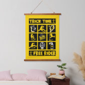 Freestyle Trick Scooter Hangend Wandkleed (Slaapkamer)