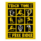 Freestyle Trick Scooter Perfect Poster (Voorkant)