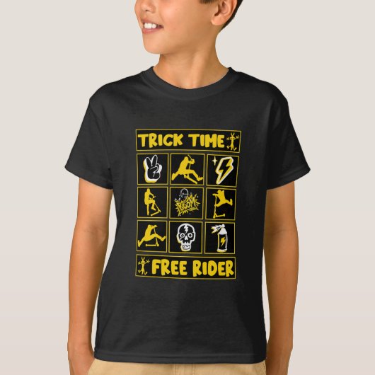 Freestyle Trick Scooter T-shirt (Voorkant)