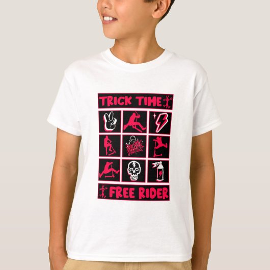 Freestyle Trick Scooter T-shirt (Voorkant)
