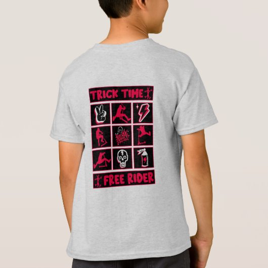 Freestyle Trick Scooter T-shirt (Achterkant)