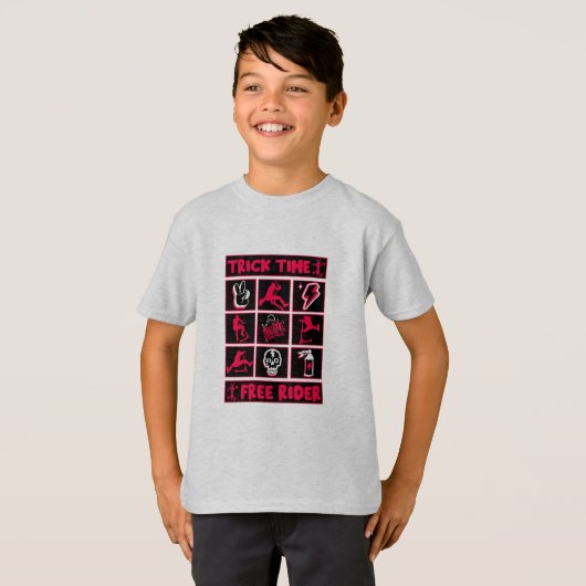 Freestyle Trick Scooter T-shirt (Voorkant volledig)