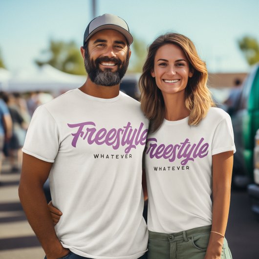 Freestyle wat humoristisch en grappig modern t-shirt