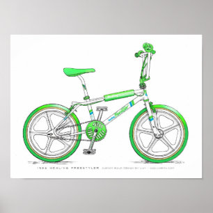 Freestyler LixBMX  BMX-schets 86 Healing Poster