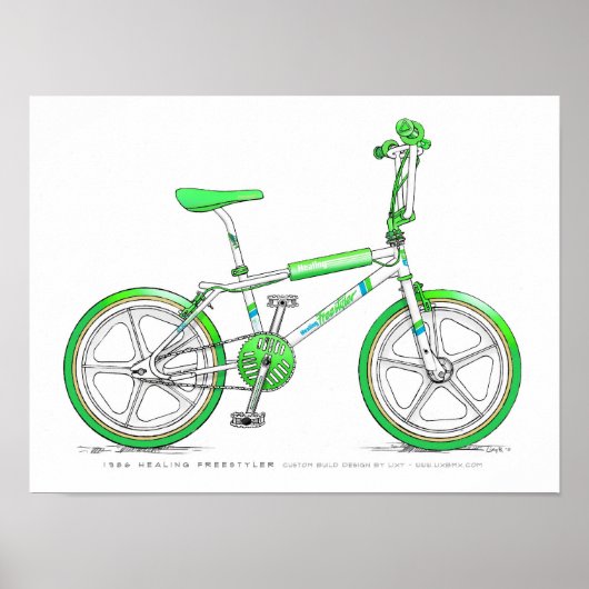 Freestyler LixBMX  BMX-schets 86 Healing Poster (Voorkant)