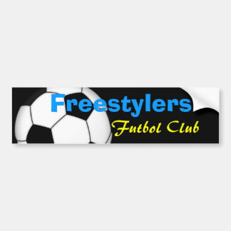Freestylers futbol bumpersticker